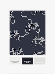 Blue Gamer Doodle 10M Wallpaper - Image 3 of 3