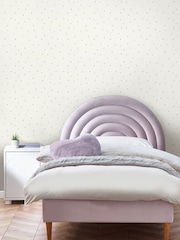 Purple Ditsy Heart 10M Wallpaper - Image 1 of 4