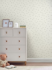 Black Ditsy Heart 10M Wallpaper - Image 1 of 4