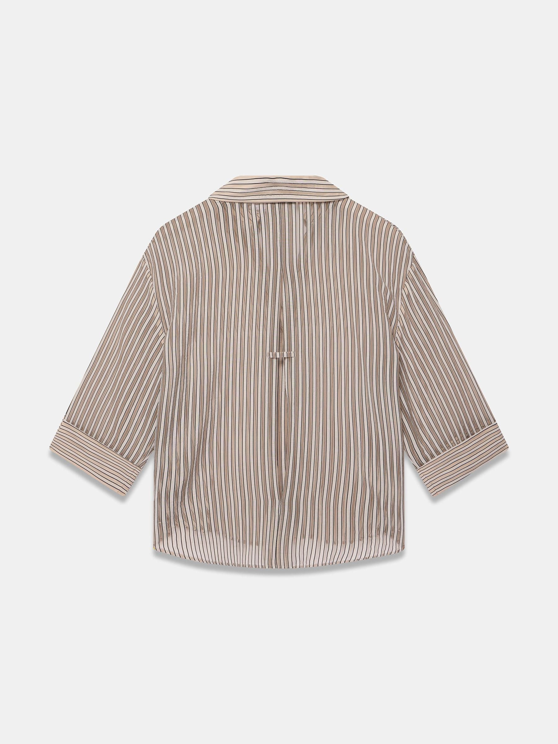 Buy Mint Velvet Natural Striped Sheer Shirt from the Next UK