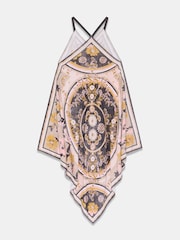 Mint Velvet Green Floral Print Scarf Detail Maxi Dress - Image 8 of 8
