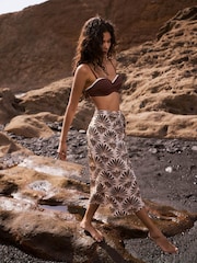 Mint Velvet Geo Print Wrap Sarong Skirt - Imagen 2 de 7