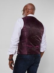 Joe Browns Purple Opulent Cord Waistcoat - Image 4 of 9