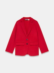 Mint Velvet Red Single Breasted Hand Finished Blazer - Image 7 of 8