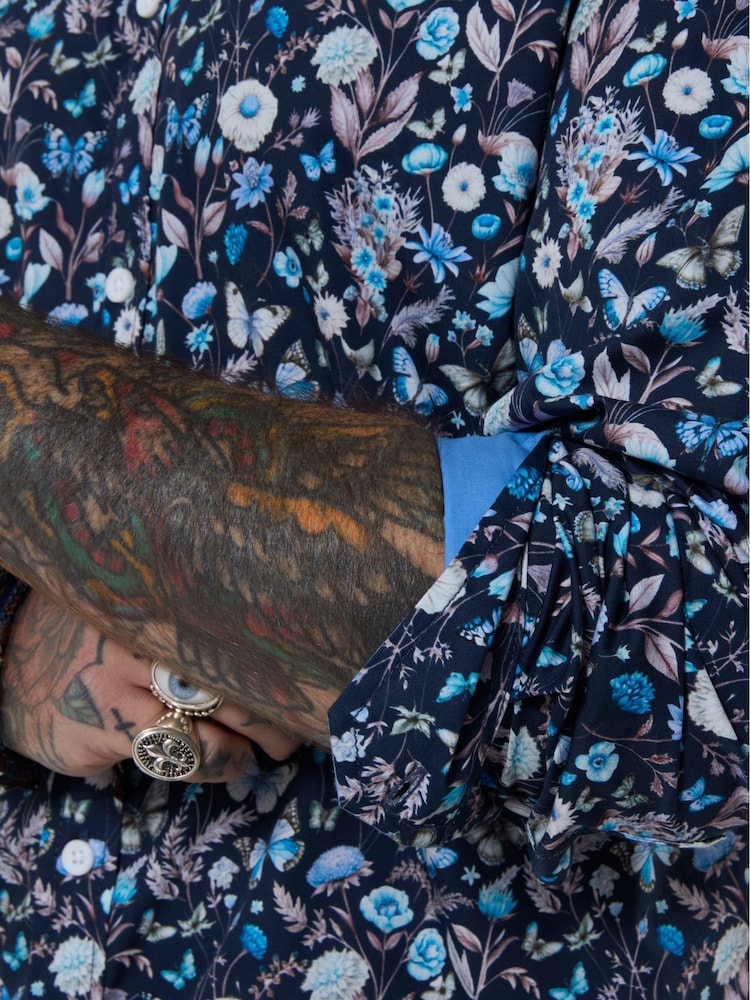Joe Browns Fantastic Floral Print Shirt - Attēls 2 no 5