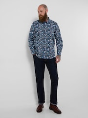 Joe Browns Fantastic Floral Print Shirt - Attēls 3 no 5