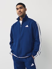 أزرق - بدلة رياضة أساسية منسوجة مُزيّنة بـ 3 خطوط من adidas Sportswear - صورة 3 من 7
