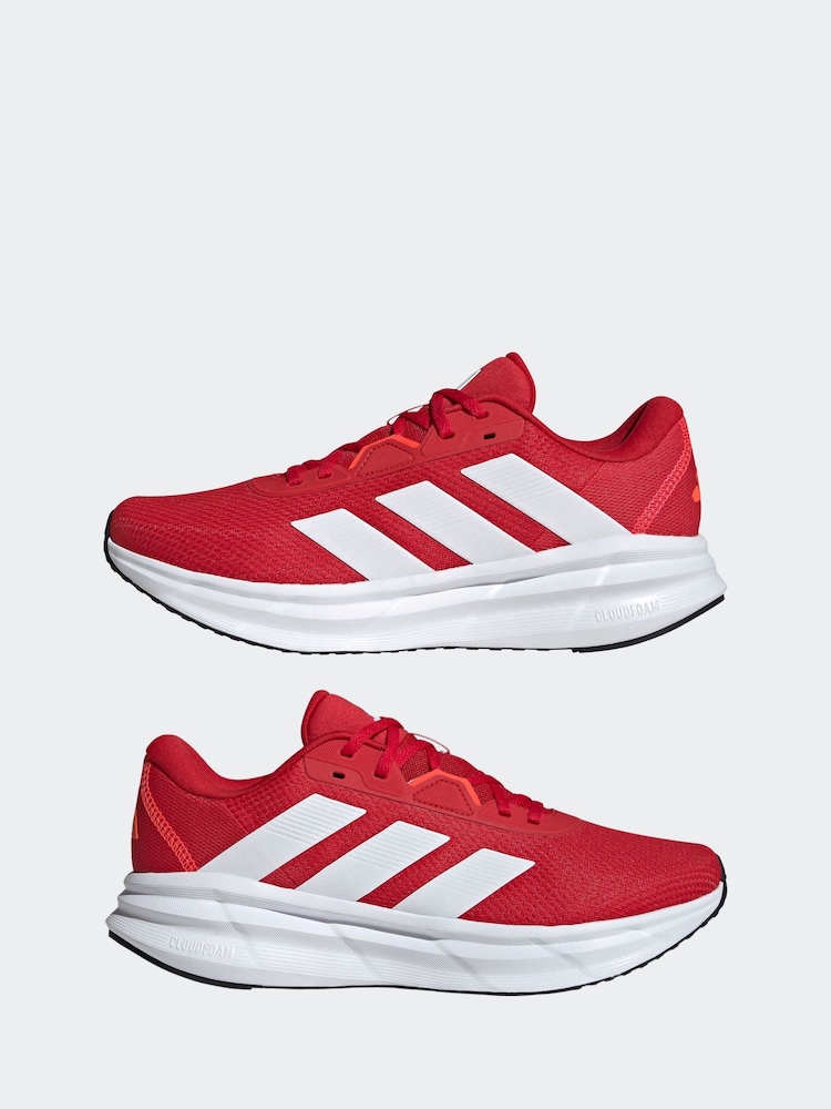 adidas Red Galaxy 7 Running Trainers - Image 6 of 10