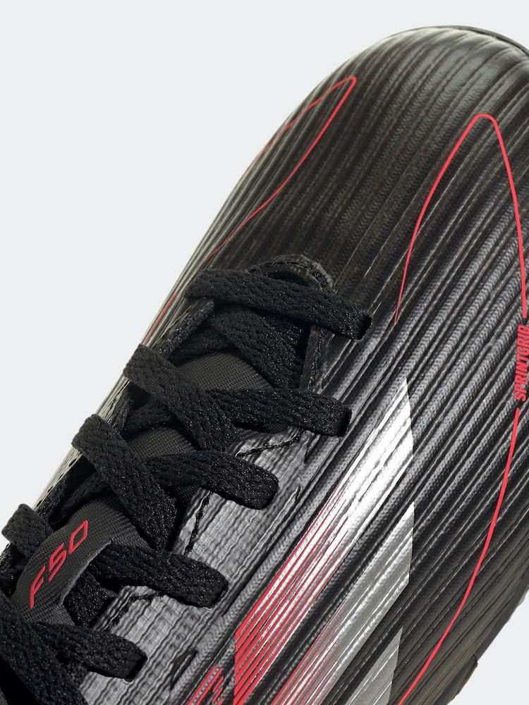 adidas Black F50 League Tf Football Boots - Image 9 of 9