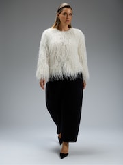 Live Unlimited Fringe Jacket with Metallised Fibre - صورة 1 من 5