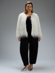 Live Unlimited Fringe Jacket with Metallised Fibre - صورة 4 من 5