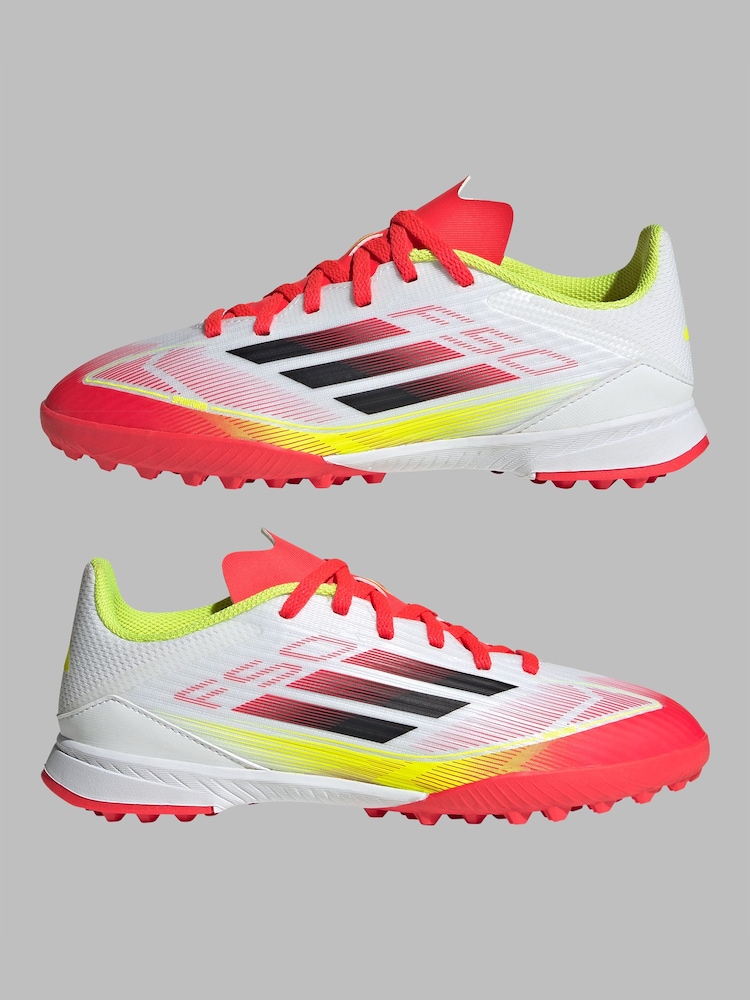 adidas White F50 League Tf Football Boots - Image 2 of 8