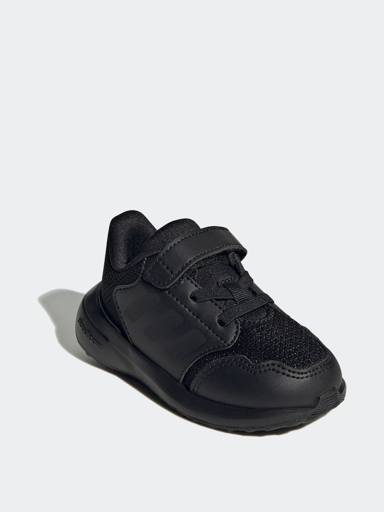 adidas dark black Tensaur Run 3.0 Infant Kids Trainers - Image 1 of 8