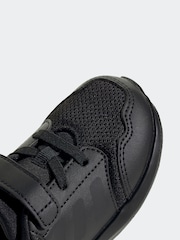 adidas dark black Tensaur Run 3.0 Infant Kids Trainers - Image 6 of 8
