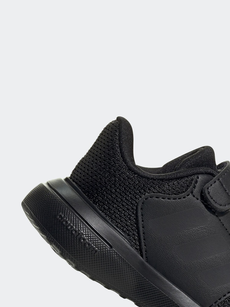 adidas dark black Tensaur Run 3.0 Infant Kids Trainers - Image 8 of 8