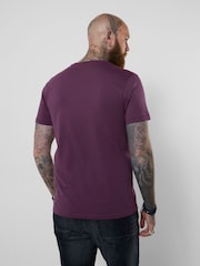 Joe Browns Purple Venom Bloom Skull T-Shirt - Image 4 of 5