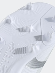 adidas White Predator League Football Boots - Image 11 of 11