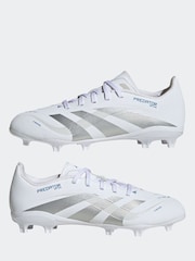 adidas White Predator League Football Boots - Image 6 of 11