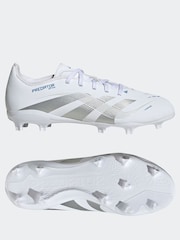 adidas White Predator League Football Boots - Image 7 of 11