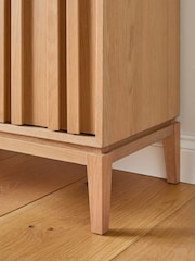 Jasper Conran London Oak Belgrave Wide TV Unit - Image 4 of 10