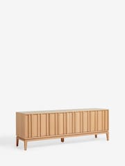 Jasper Conran London Oak Belgrave Wide TV Unit - Image 9 of 10