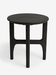 Clarke and Clarke Black Mango Wood Calisto Side Table - Image 5 of 6