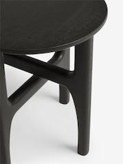 Clarke and Clarke Black Mango Wood Calisto Side Table - Image 6 of 6