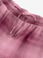 Pink Check Soft Pyjama Bottoms with Wool - Image 5 of 6