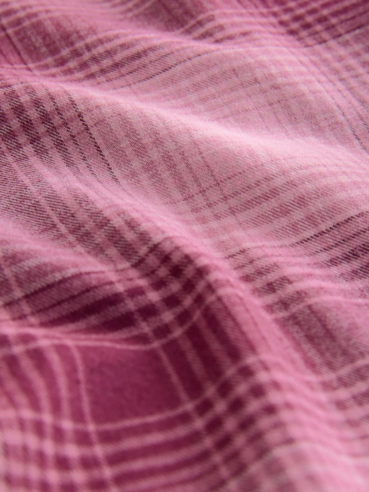 Pink Check Soft Pyjama Bottoms with Wool - Image 6 of 6
