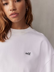 self. Black/White 100% Cotton Short Sleeve Pyjamas - Image 7 of 13