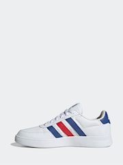 adidas White Breaknet Trainers - Image 1 of 8