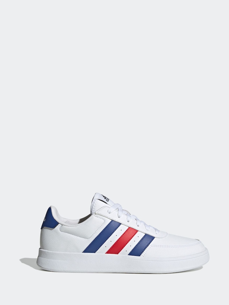 adidas White Breaknet Trainers - Image 1 of 8 adidas White Breaknet Trainers - Image 1 of 8