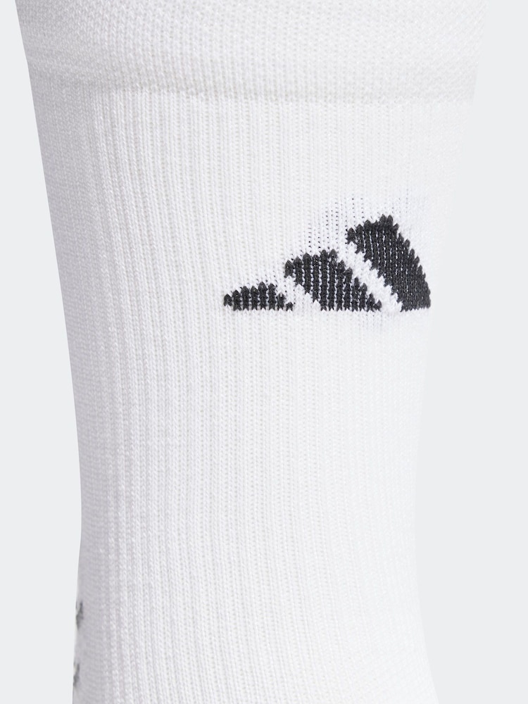 adidas White Football Grip Print CU Socks - Image 2 of 3