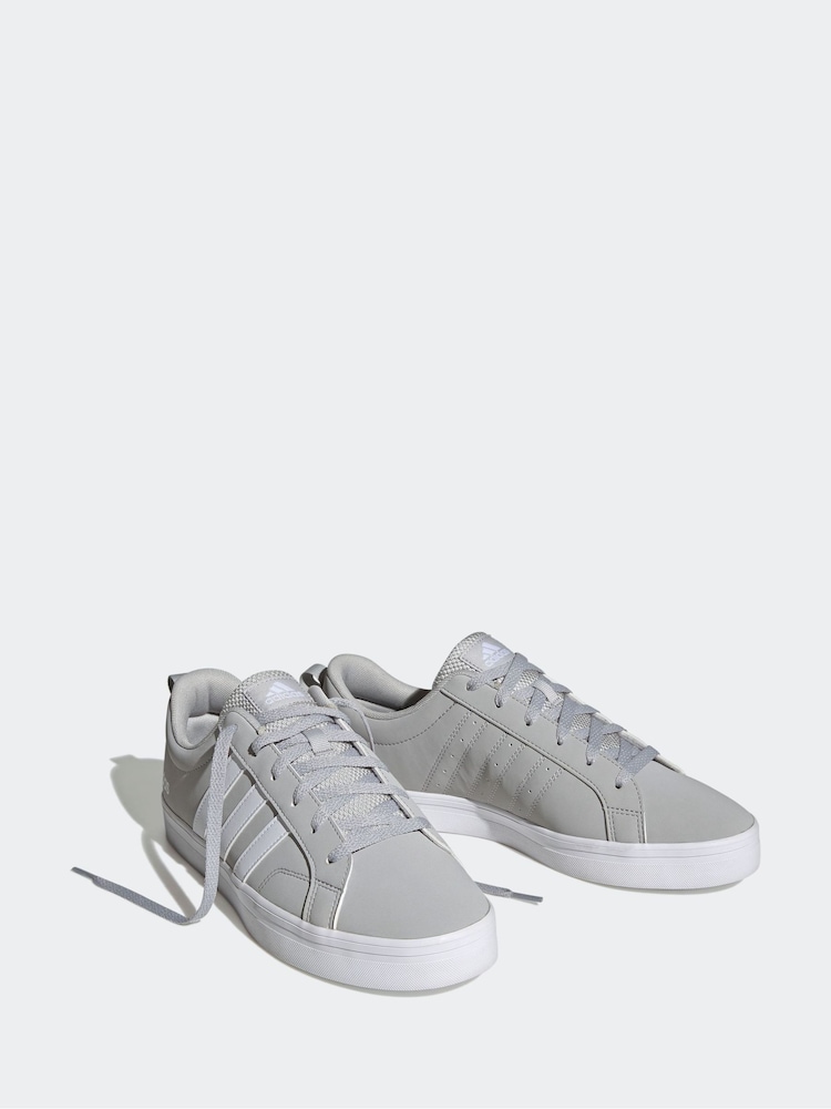 adidas Grey VS Pace Trainers - Image 2 of 10
