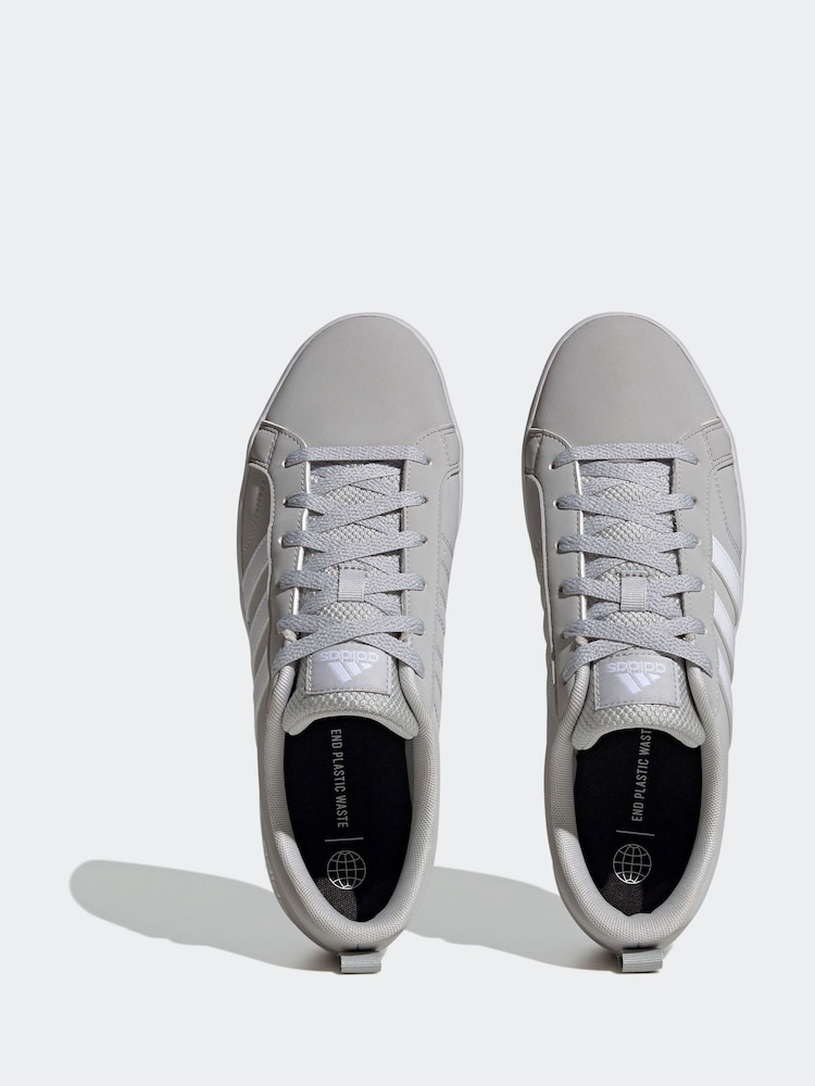 adidas Grey VS Pace Trainers - Image 5 of 10