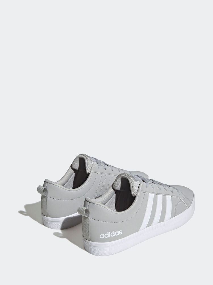 adidas Grey VS Pace Trainers - Image 9 of 10