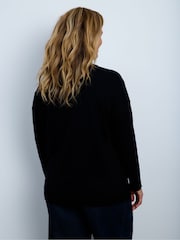 Live Unlimited V-Neck Knitted Jumper - Attēls 3 no 3