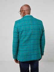 Joe Browns Green Opulent Check Blazer - Image 5 of 7