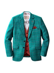 Joe Browns Green Opulent Check Blazer - Image 6 of 7