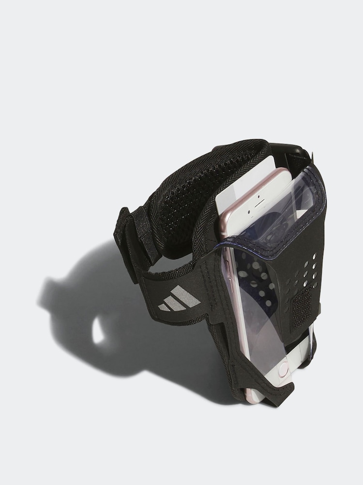 adidas Black Run Mobile Holder - Image 4 of 6