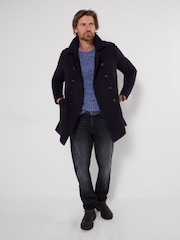 Joe Browns Blue Fortress Double Breasted Coat - Image 5 of 8