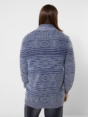 Joe Browns Blue Indigo Acid Washed Cardigan - Image 4 of 8