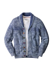 Joe Browns Blue Indigo Acid Washed Cardigan - Image 7 of 8
