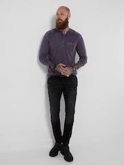 Joe Browns Purple Creative Customised Henley - Image 5 of 6