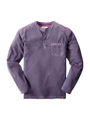 Joe Browns Purple Creative Customised Henley - Image 6 of 6