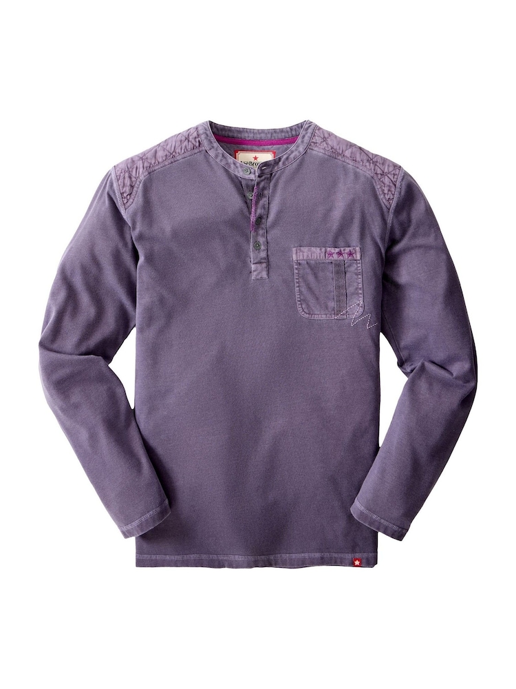 Joe Browns Purple Creative Customised Henley - Image 6 of 6 Joe Browns Purple Creative Customised Henley - Image 6 of 6