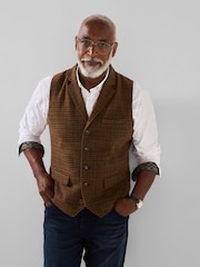 Joe Browns Handsome Heritage Check Waistcoat - Image 3 de 7