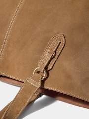 Mint Velvet Brown Billie Suede Tote Bag - Image 5 of 5