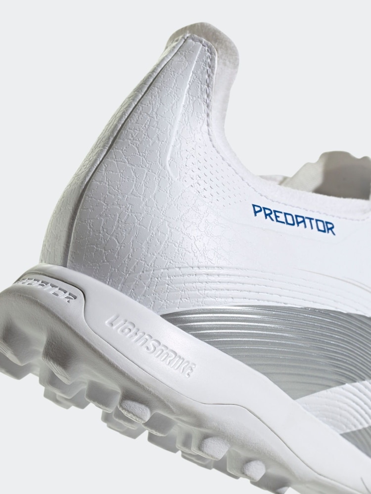 adidas White Predator League Football Boots - Image 9 of 9