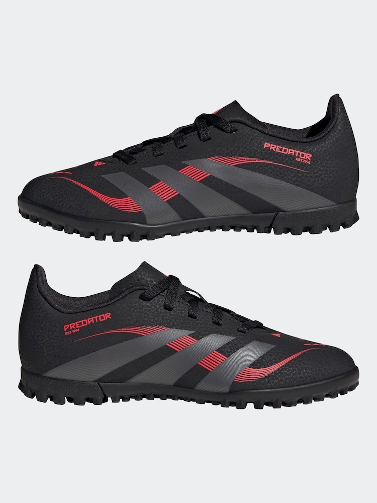 adidas Black Predator Club Football Boots - Image 4 of 9